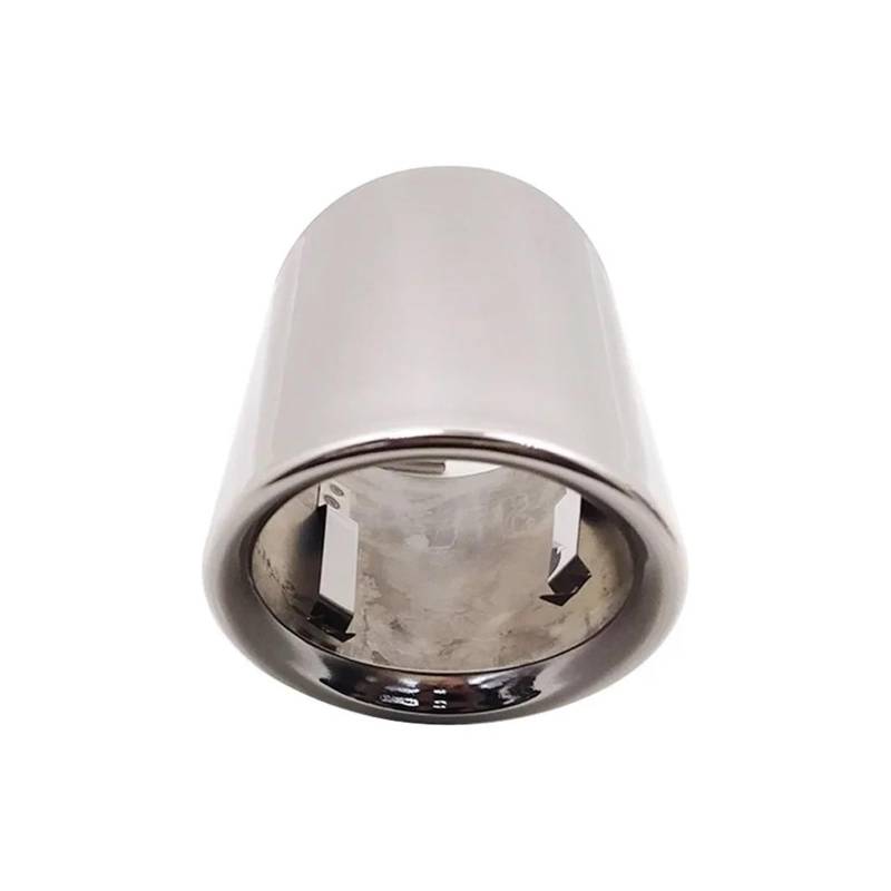 Endrohr Für Cadillac Für CT6 Auto Auto Runde Auspuff Spitze Edelstahl Rohr Chrome Trim Modifizierte Auto Hinten Schwanz Throat Exhause Liner Auspuff Endrohr(Schwarz) von kjjukrhfs