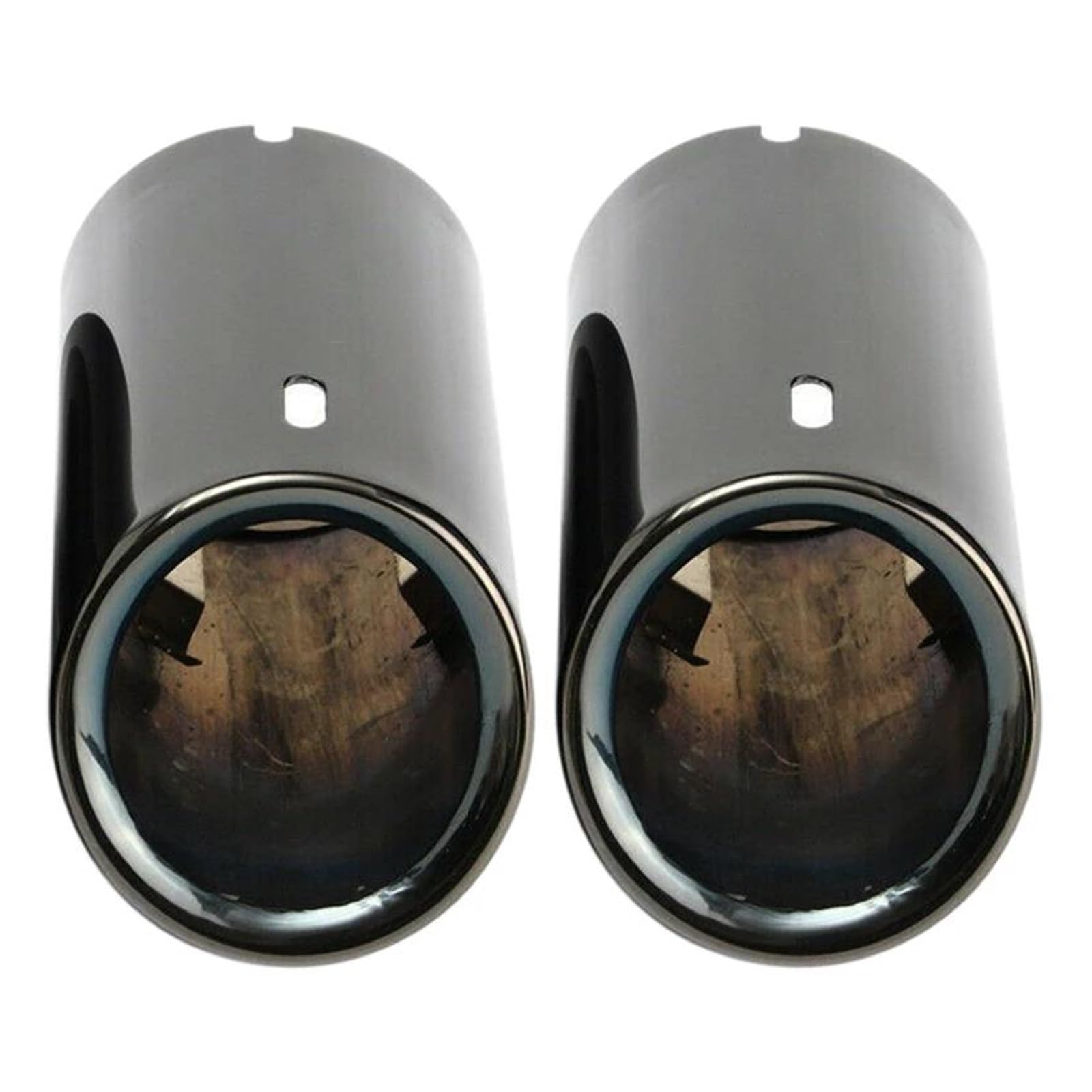 Endrohr Für E90 Für E92 325 328I 3 Serie Schwarz Auto Auspuffrohre Schwanz Tipps 2X Auspuff Endrohr von kjjukrhfs