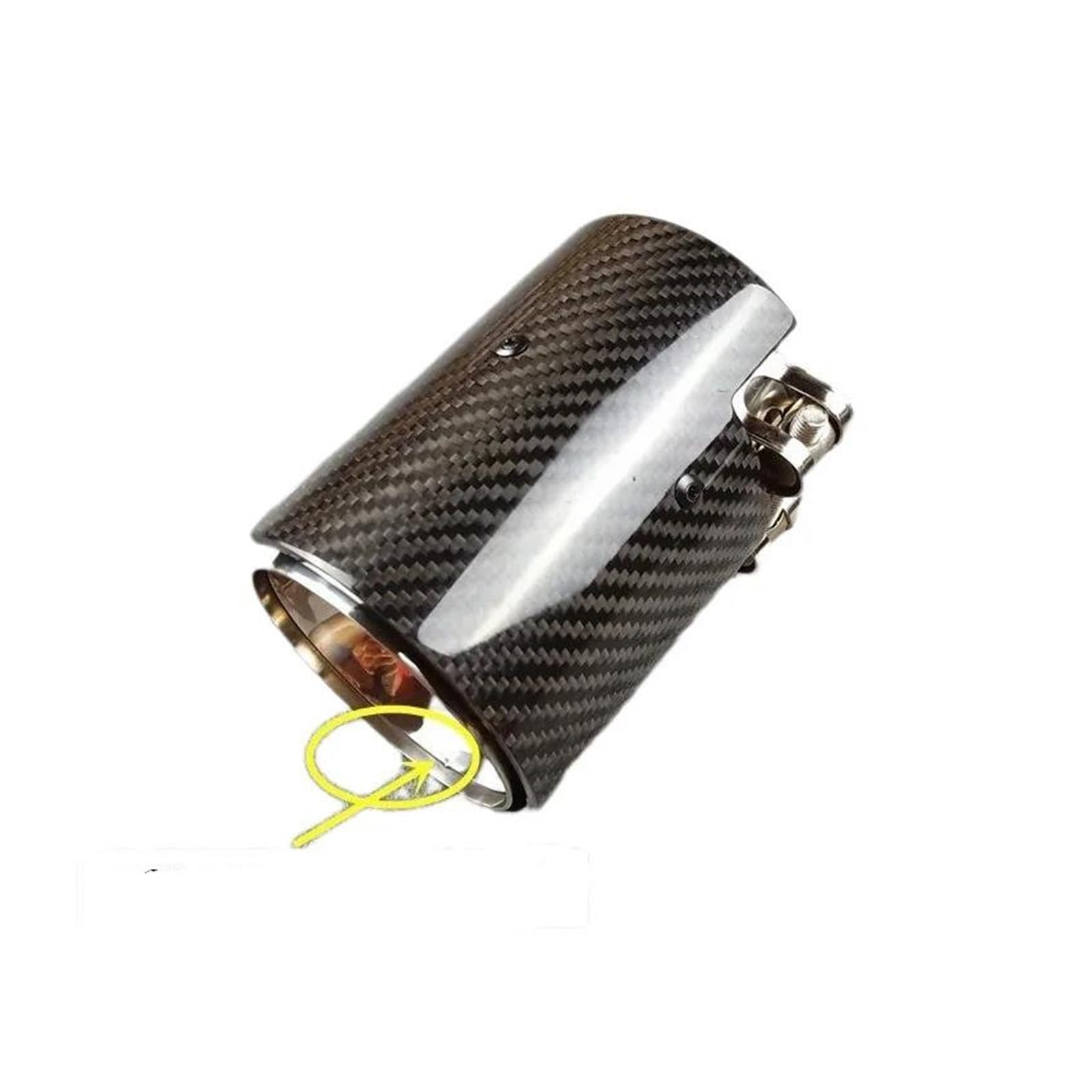Endrohr Für F87 F80 F82 F83 F90 Muffeldüsen Schwänze 1 Stück Silber M2 M3 M4 M5 M6 Performance Carbon Auspuffspitzen Auspuff Endrohr(IN 67 Out 93 mm) von kjjukrhfs
