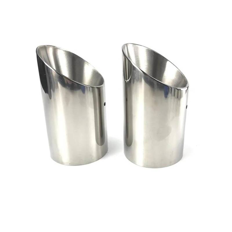 Endrohr Für Mazda 6 Atenza Für CX-5 CX-4 Für CX-30 Für Mazda 3 Axela Edelstahl AUSPUFF Schwanz HINTEN SCHALLDÄMPFER Spitze Rohr Auspuff Endrohr(A Type Silver 2pcs) von kjjukrhfs