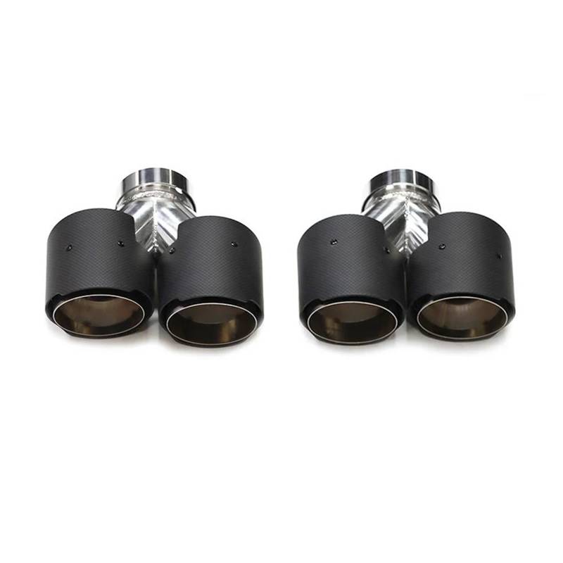 Endrohr Quad-Carbonfaser-Auspuffspitze Für F10 F11 535d 535i 640i 640d Bis Zu G30 G31 Look Auto-Abgassystem-Düsen-Endrohr Auspuff Endrohr(Carbon Fiber B) von kjjukrhfs