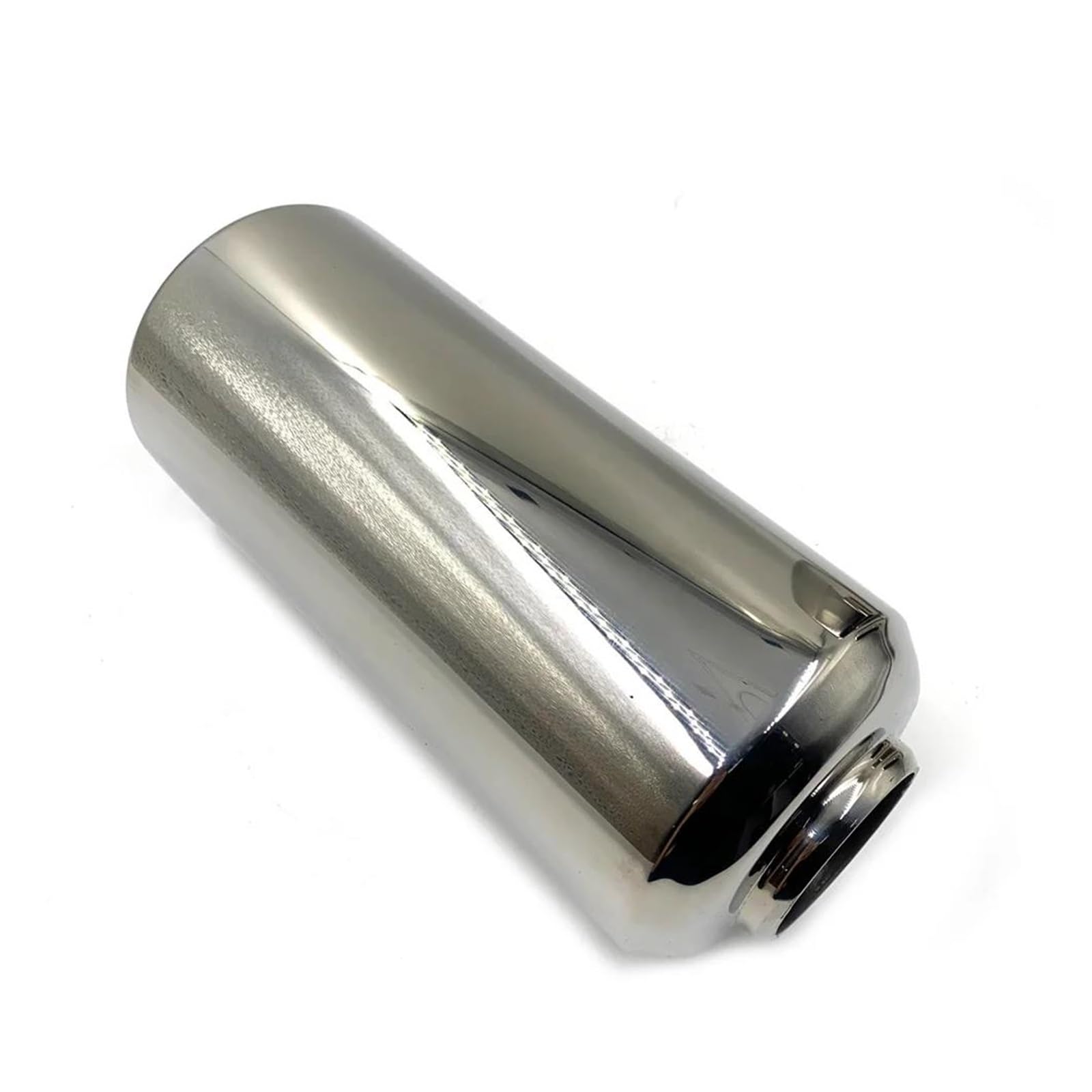 Endrohr Universal-Auspuffspitzen-Schalldämpfer 76 Mm (3 Zoll)/63 Mm (2,5 Zoll) / 51 Mm (2 Zoll) Einlass-Schalldämpfer-Spitzenrohr- Aus Poliertem Edelstahl Auspuff Endrohr(63MM IN- 300MM) von kjjukrhfs