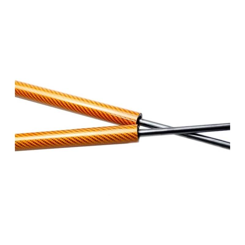 Gasdruckdämpfer Für Subaru Für Outback Für Legacy BE/BH 2000-2004 Lift Unterstützt Heckklappe Trunk Boot Gas Streben Stoßdämpfer Dämpfer Federn Gasfeder Heckklappe(Orange Carbon Fiber) von kjjukrhfs