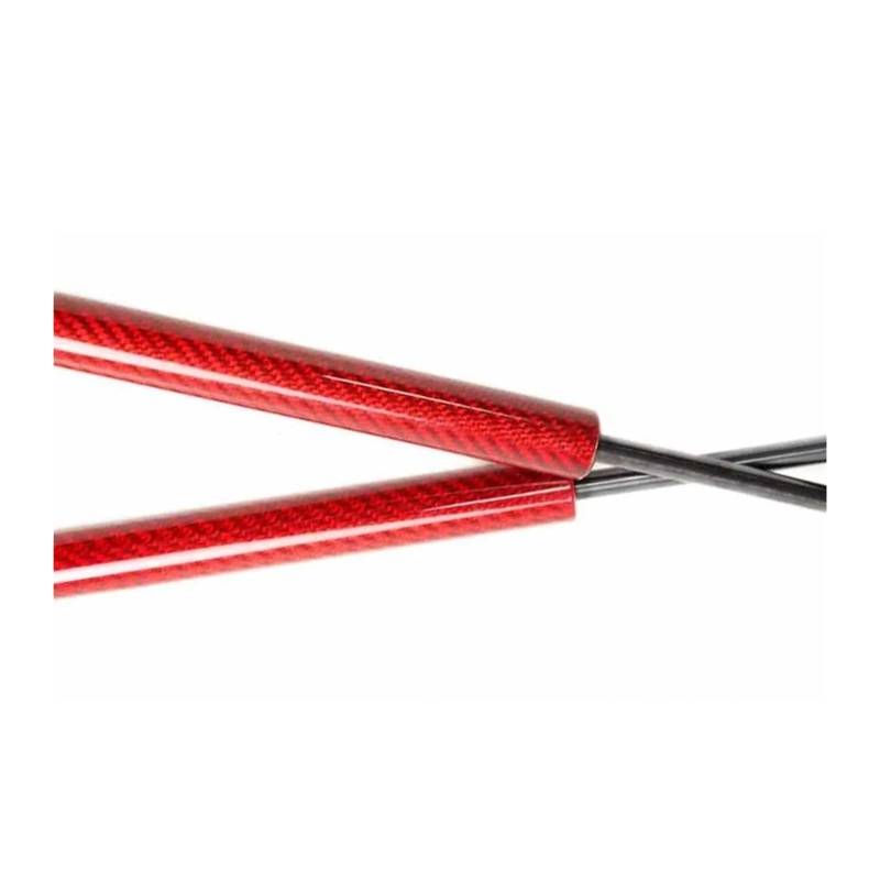 Gasdruckdämpfer Für TT Für Quattro 8N Coupé Ohne Spoiler 2000-2006 Lift Unterstützung Schocks Dämpfer Stange Hinten Heckklappe Boot Streben 390mm 8N8827552D Gasfeder Heckklappe(Red Carbon Fiber) von kjjukrhfs