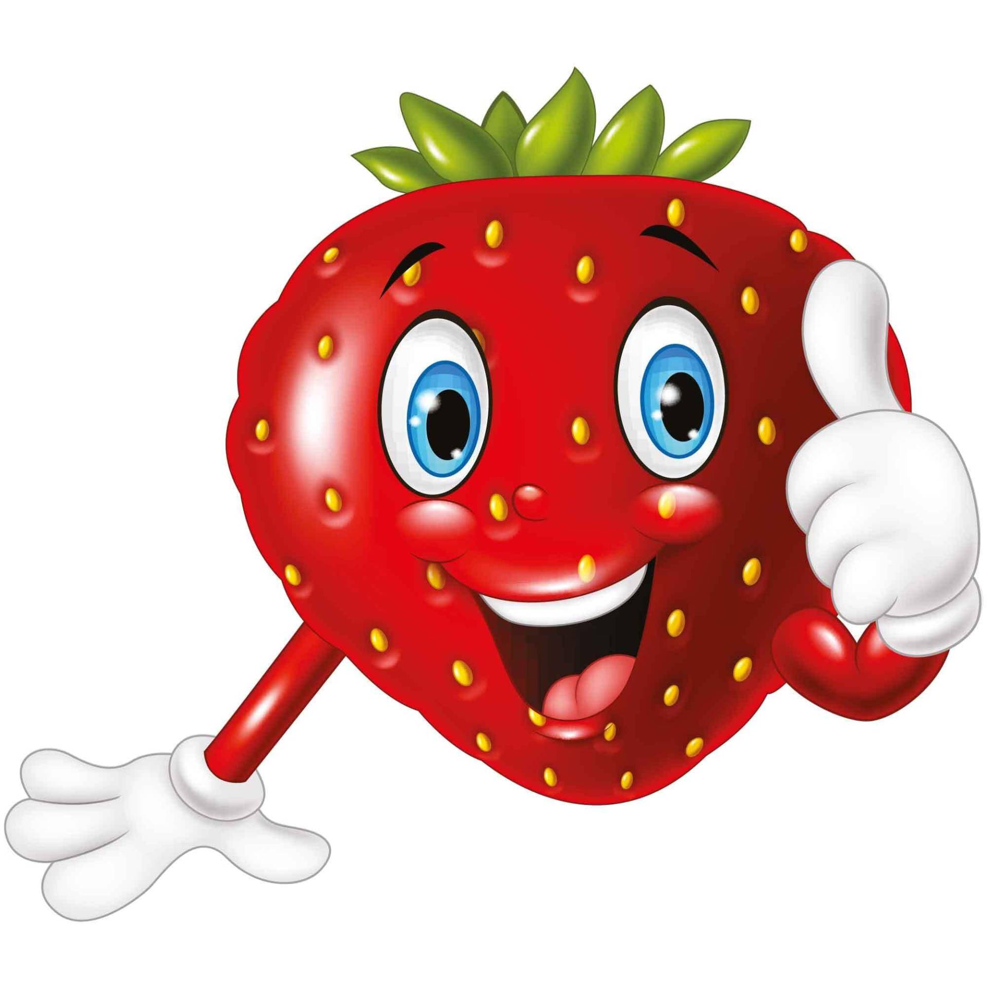 kleberio Aufkleber Erdbeere Obst Sticker Auto Motorrad Carravan wetterfest 22 x 19 cm kleberio Aufkleber Erdbeere Obst Sticker Auto Motorrad Carravan wetterfest 22 x 19 cm von kleberio