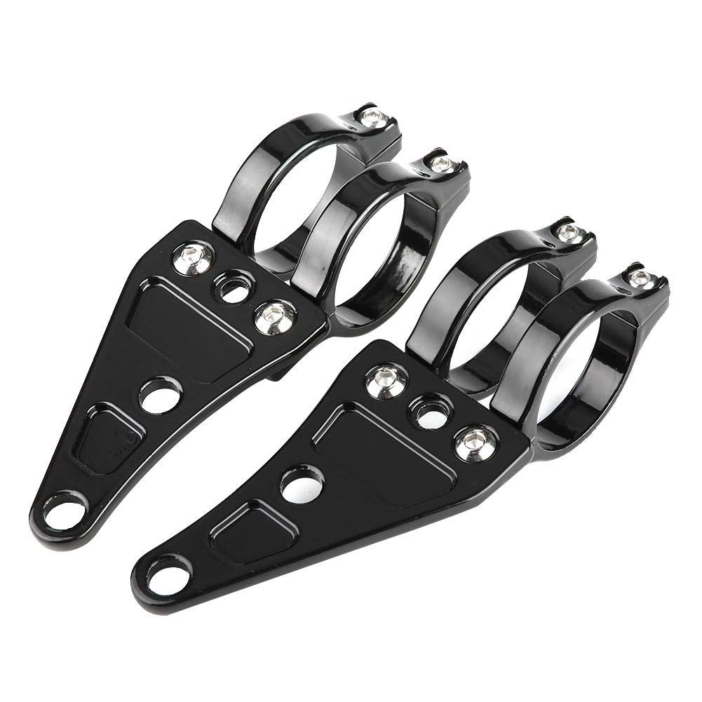 【2 Stk.】 Scheinwerferhalterung, Motorrad 35mm-41mm Schwarz Scheinwerferhalterung Scheinwerferklemmen Halter Gabel 【2 Stk.】 Scheinwerferhalterung, Motorrad 35mm-41mm Schwarz Scheinwerferhalterung Scheinwerferklemmen Halter Gabel von koulate