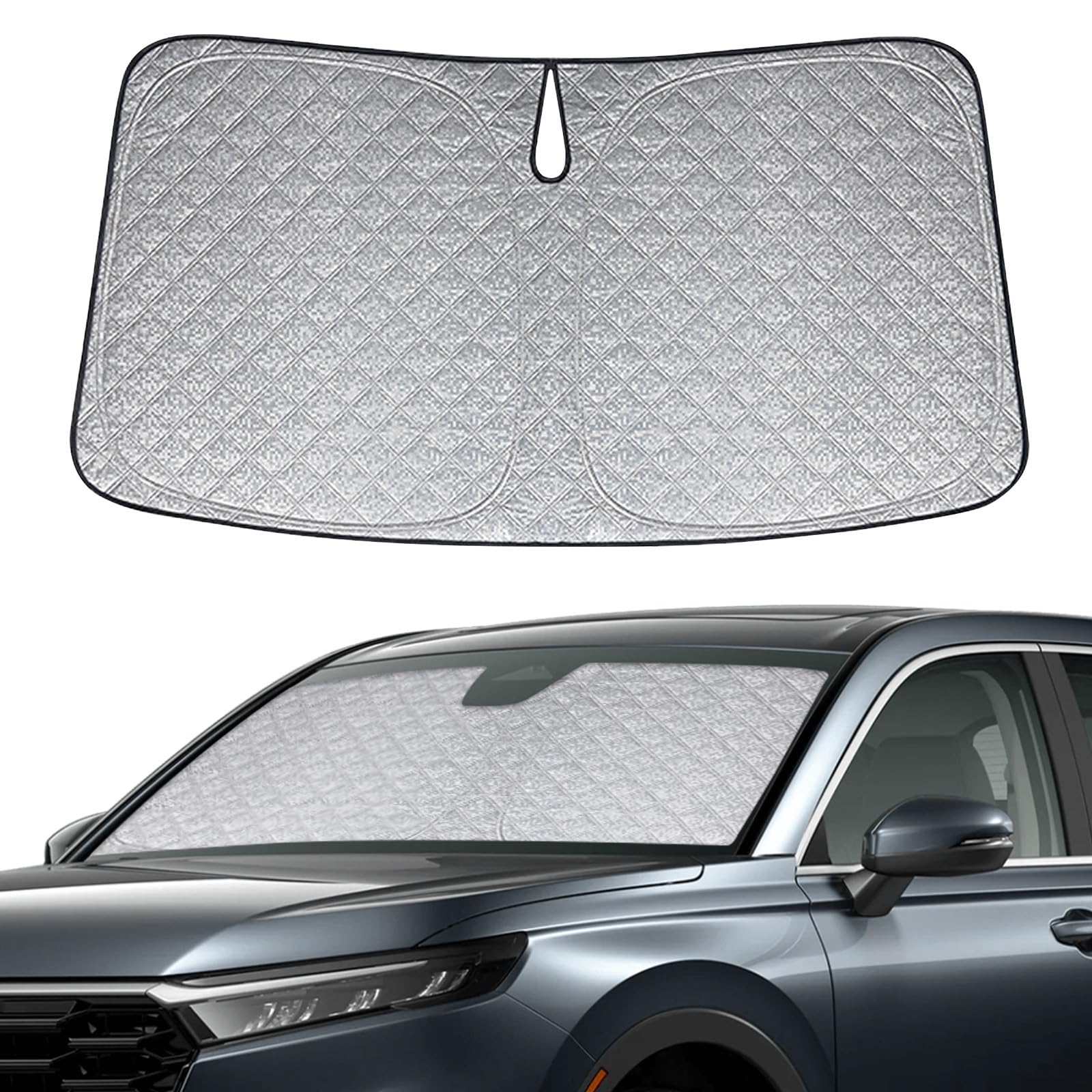Sonnenschutz Frontscheibe Kompatibel mit Honda HRV/Vezel 2021-2025, Auto Windschutzscheibe Sonnenschutz Innen, Faltbar Sonnenschirm UV Schutz Reflektierender Staub Schutz Sonnenschutzfolie Sonnenschutz Frontscheibe Kompatibel mit Honda HRV/Vezel 2021-2025, Auto Windschutzscheibe Sonnenschutz Innen, Faltbar Sonnenschirm UV Schutz Reflektierender Staub Schutz Sonnenschutzfolie von kswiown