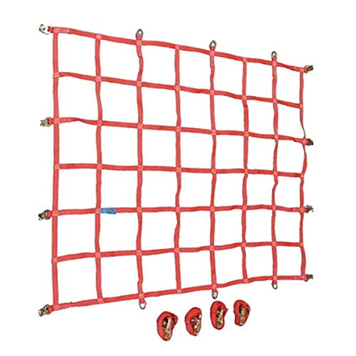 Ladungssicherungsnetz von kuriershop, Rot, Haken, D-Ring, Polyester, Auto, LKW, 1,57 x 1,35 m, LC 800 daN, DEKRA zertifiziertes Gurtbandnetz Ladungssicherungsnetz von kuriershop, Rot, Haken, D-Ring, Polyester, Auto, LKW, 1,57 x 1,35 m, LC 800 daN, DEKRA zertifiziertes Gurtbandnetz von kuriershop