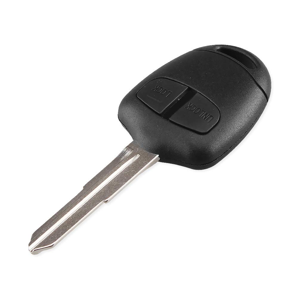 2 Tasten Fernbedienung Autoschlüssel Hülle für Mitsubishi Pajero Sport Outlander Grandis ASX MIT8 Klinge hat Logo 2 Tasten Fernbedienung Autoschlüssel Hülle für Mitsubishi Pajero Sport Outlander Grandis ASX MIT8 Klinge hat Logo von kuyuansu