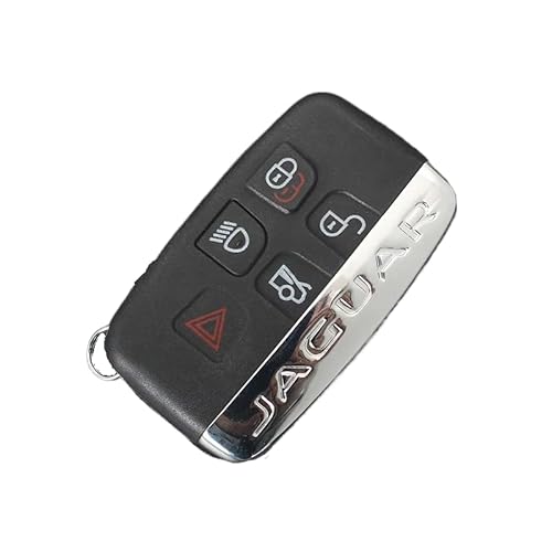 5-Tasten-Fernbedienung Autoschlüssel Shell Case Fob Smart Car Key Gehäuse Abdeckung für Jaguar XJ XJL XF von kuyuansu