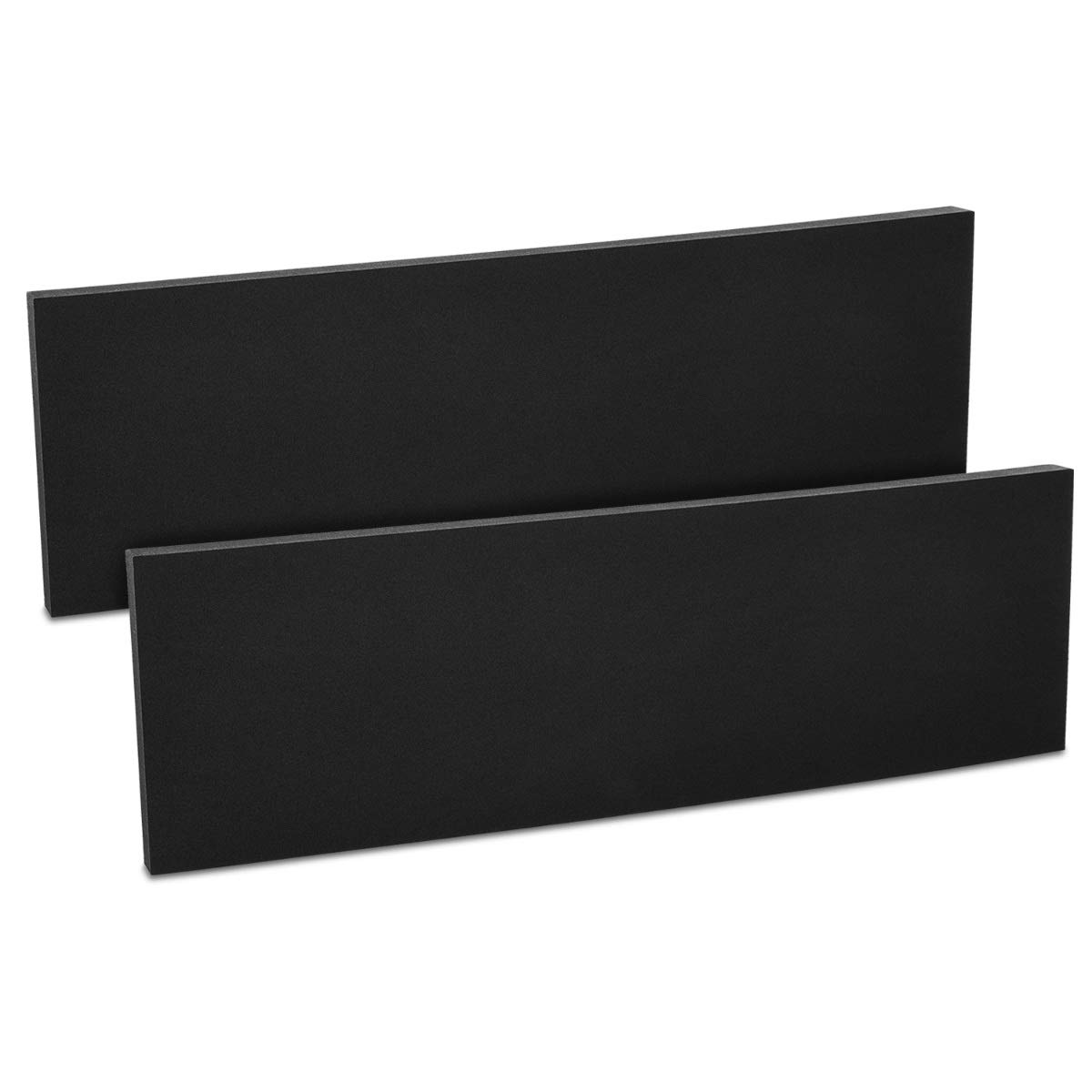 kwmobile 2X Auto Türkantenschutz Wandschutz - 40x12x1,5cm - Autotür Schutz Garage Set selbstklebend - Garagenwand Türkantenschoner in Schwarz von kwmobile