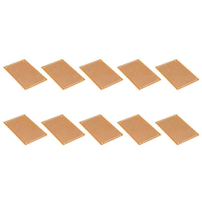 10pcs 5x7cm Kunststoff Protobe Isoliert Phenol Lötlötbare Boards Breadboard Ideal Für Elektronische Experimente von kwoifioy