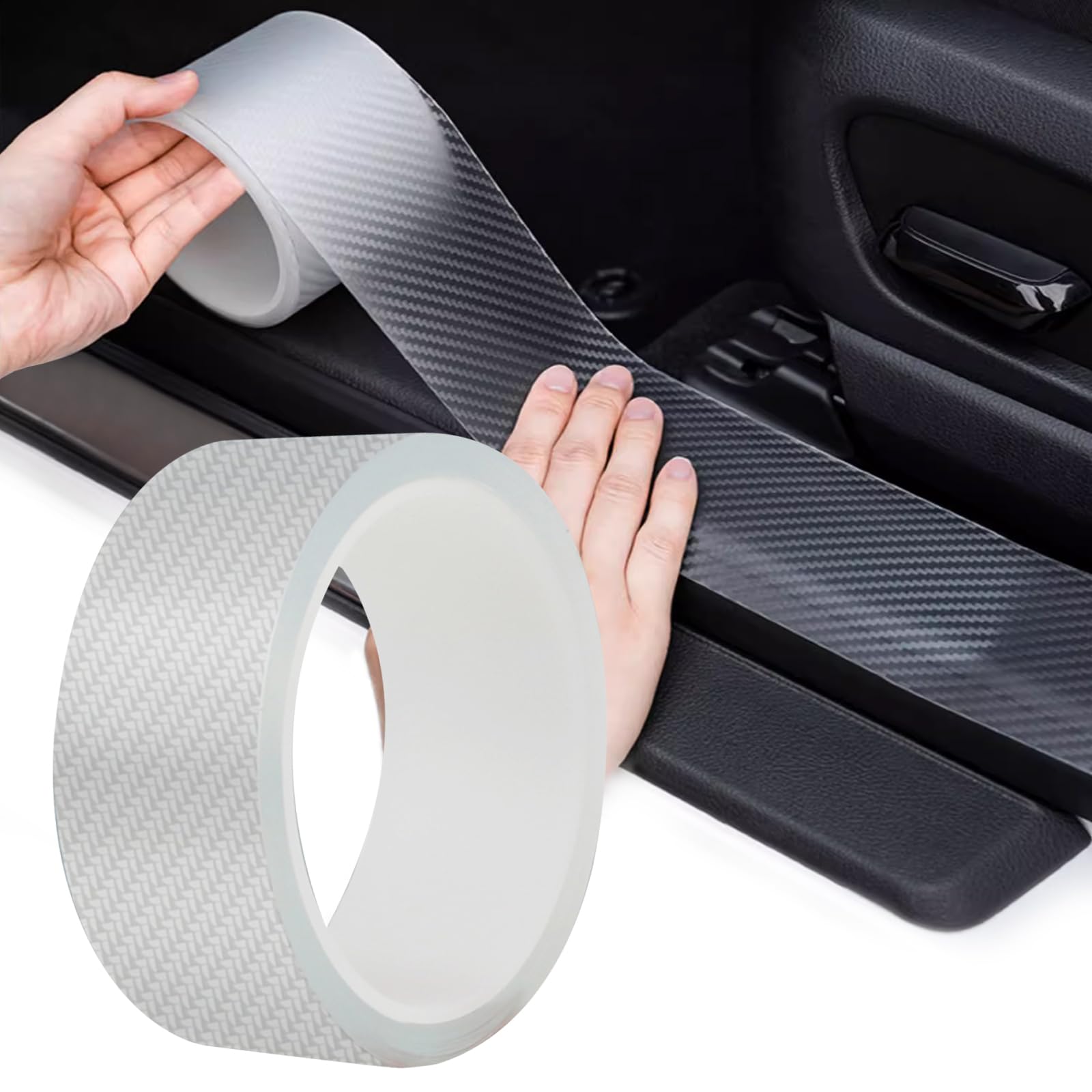 Auto Einstiegsleisten Kohlefaser Aufkleber,kyaoayo Auto Einstiegsleisten Carbon Faser Aufkleber 3CM/5CM/7CM/10CM Universal Auto Einstiegsleisten Schutz für Auto Stoßstangenschutz (Transparent-3CMX10M) Auto Einstiegsleisten Kohlefaser Aufkleber,kyaoayo Auto Einstiegsleisten Carbon Faser Aufkleber 3CM/5CM/7CM/10CM Universal Auto Einstiegsleisten Schutz für Auto Stoßstangenschutz (Transparent-3CMX10M) von kyaoayo