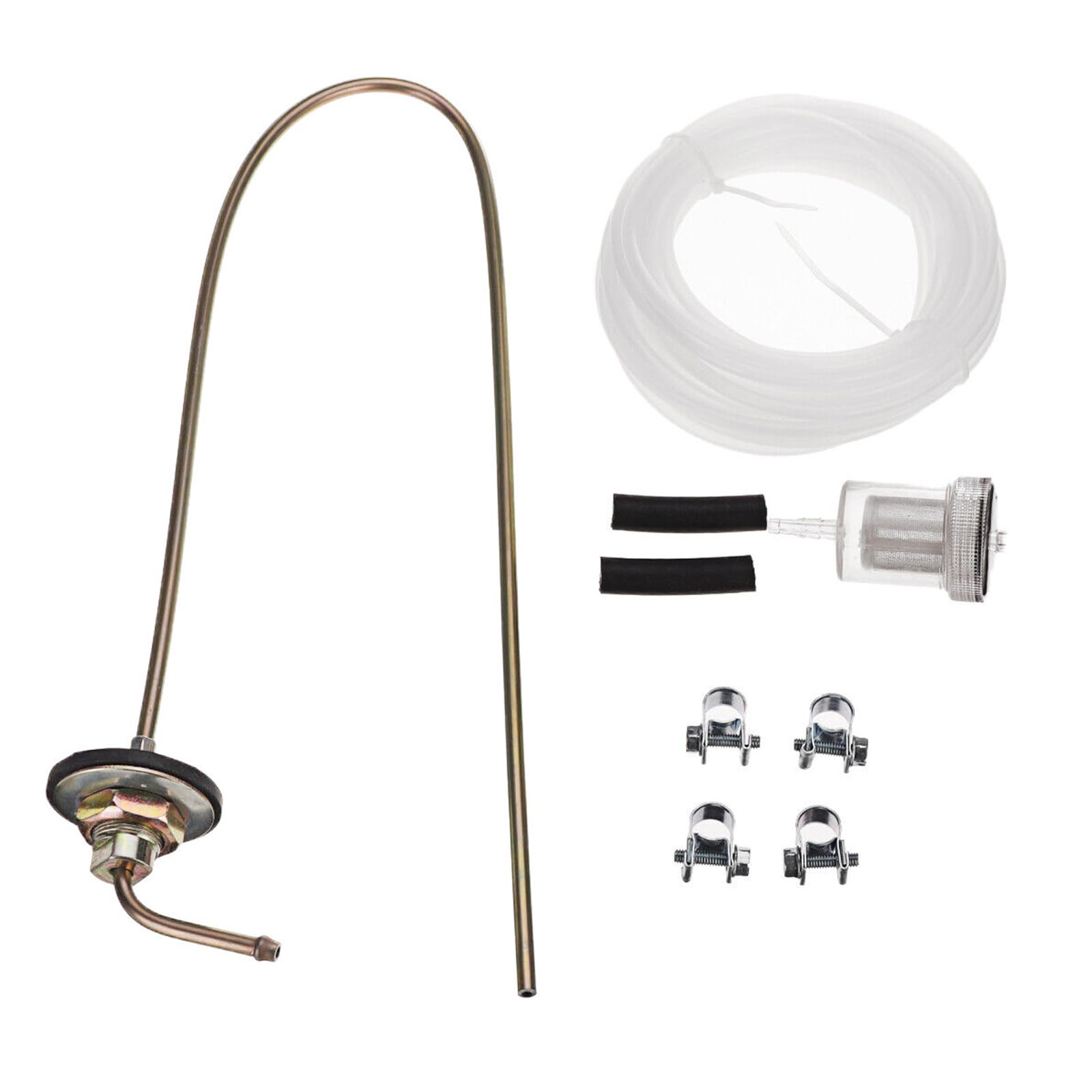 Benzinschlauch Kit, Kraftstoff Standrohr Set, Standheizung Tank Kit, 52cm Tankentnehmer, mit 1 Ölfilter 1 Kraftstoffleitung 2 Verbindungsrohr 4 Schlauchschelle, für Webasto Eberspacher Heizsysteme Benzinschlauch Kit, Kraftstoff Standrohr Set, Standheizung Tank Kit, 52cm Tankentnehmer, mit 1 Ölfilter 1 Kraftstoffleitung 2 Verbindungsrohr 4 Schlauchschelle, für Webasto Eberspacher Heizsysteme von kyaoayo