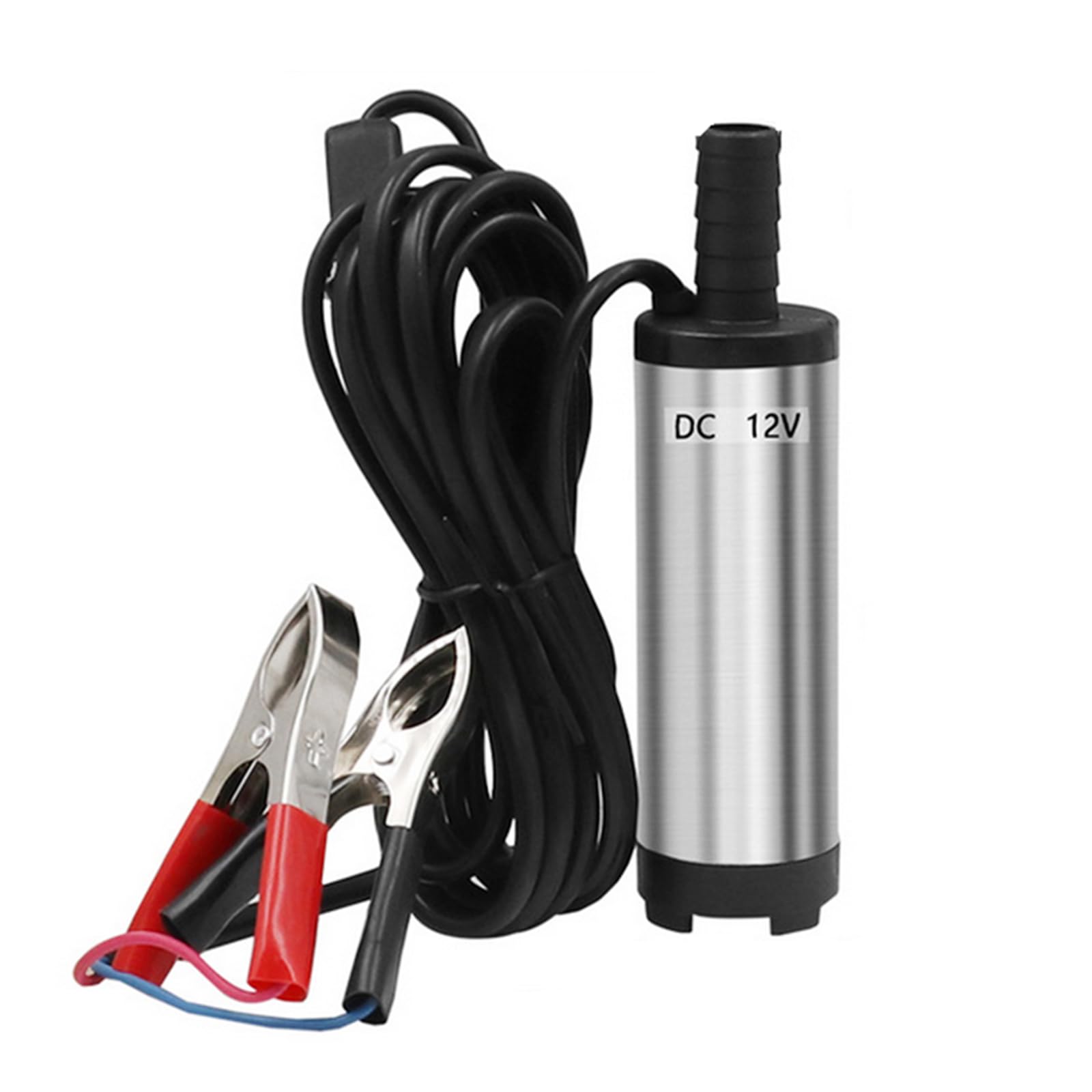 Kyaoayo 12V Electric Transfer Pump,Submersible Pumps,Diesel Pump,Portable Oil Pump,Water Pump,Mit Edelstahl-Filter,12L/min,für Landwirtschaftliche Maschinen,Radtraktoren. (Batterieklammer-Version) von kyaoayo