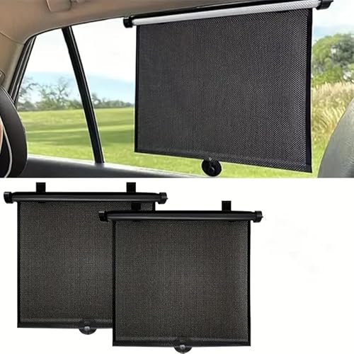 Minivan Auto-Sonnenschutz für aufrollbare Seitenfenster – 2 Stück, verstellbar mit Saugnäpfen oder Clips, UV-Schutz, einfach anzubringen und zu entfernen Minivan Auto-Sonnenschutz für aufrollbare Seitenfenster – 2 Stück, verstellbar mit Saugnäpfen oder Clips, UV-Schutz, einfach anzubringen und zu entfernen von l&j