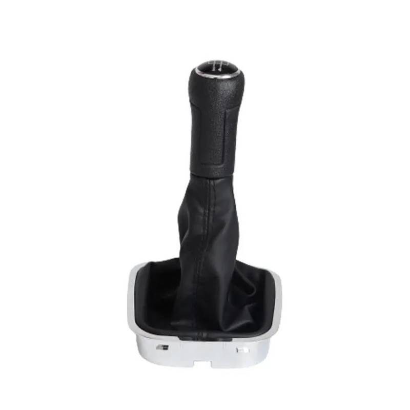 Schalthebel 5-Gang-Schaltknauf Mit Leder-Staubschutz Für Polo 6R Für Polo Limousine 2010 2011 2012 2013 6R0.711.456B von lEUCN