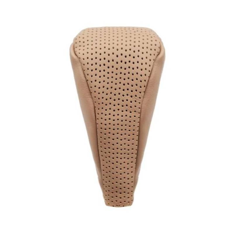 Schalthebel Auto Leder Schaltknauf Abdeckungen Reißverschluss Handbremse Abdeckung Automatikgetriebe Griff Stick Abdeckung Schutz Autoteil(Beige) von lEUCN