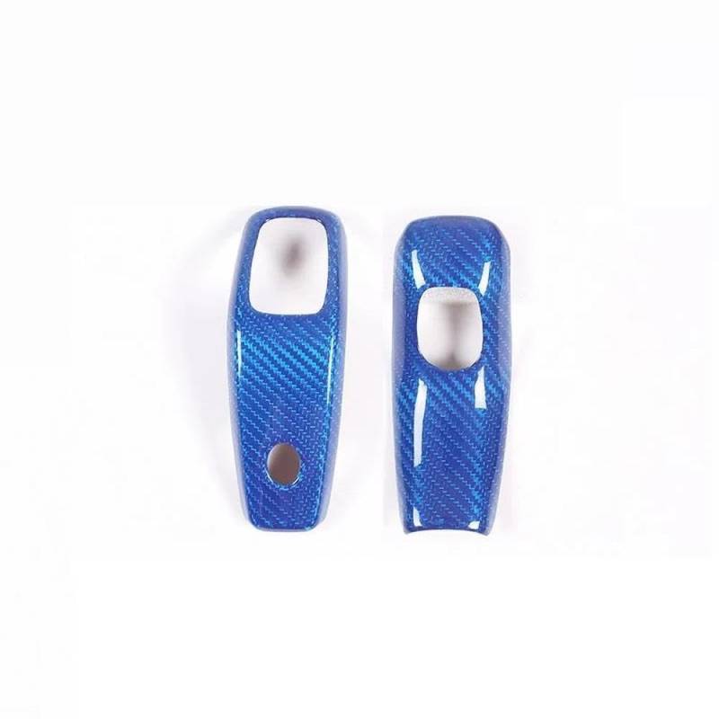 Schalthebel Echte Carbonfaser Für Maserati Für Levante Für Ghibli Für Quattroporte 2019–2023 Aufkleber Für Schaltknaufverkleidung(Blue) von lEUCN