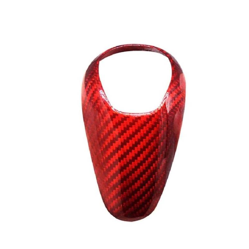 Schalthebel Für BMW M3 M5 M6 Carbon Fiber Auto Innen Schaltknauf Abdeckung Aufkleber Trim Dekorative(Rood) von lEUCN