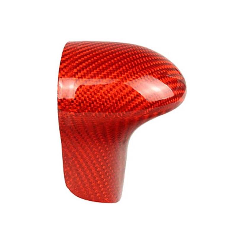 Schalthebel Schaltknauf-Abdeckung Aus Carbonfaser Für A4 A5 Q5 Q7 A6 A7 S6 S7 Schwarz/Rot (Linkslenker)(Rood) von lEUCN