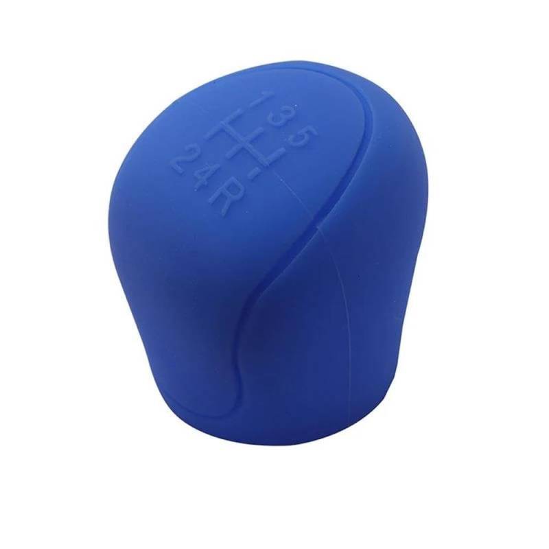 Schalthebel Universal 5/6 Geschwindigkeit rutschfeste Silikon Auto Innenraum Schaltknauf Abdeckung Griff Abdeckungen Gangschaltung Innen Zubehör(Blue,5 Speed) von lEUCN