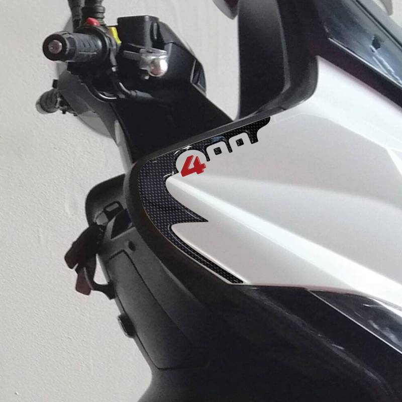 labelbike - 2 3D Aufkleber Edge Schutz kompatibel mit Kymco XCITING 400 2012-2017 von LABELBIKE