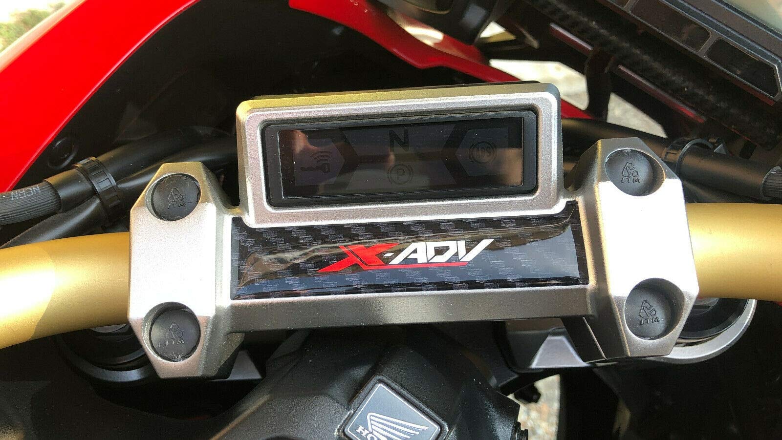 labelbike - 3D Gel Aufkleber Motorrad Lenkplatten Schutz kompatibel mit Honda XADV 750 von LABELBIKE