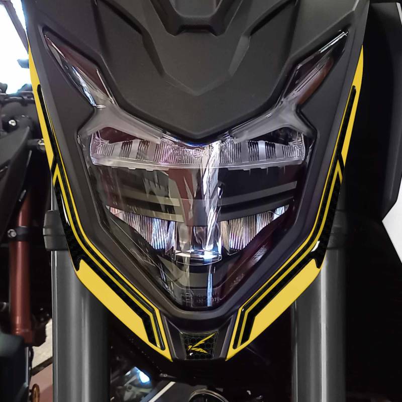 labelbike - 3D Aufkleber für Motorrad Dekorationen und Schutz vor der Mündung, kompatibel mit Honda Hornet 2023 2023-2024 von LABELBIKE
