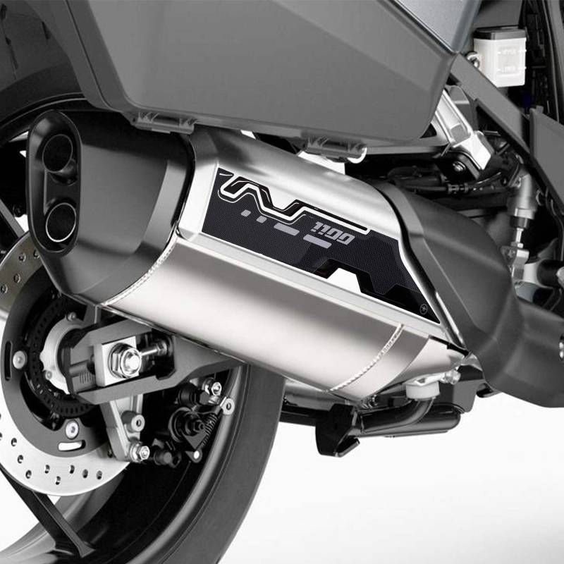 labelbike - 3D Gelharz Aufkleber für Motorrad-Schalldämpfer kompatibel mit Honda NT1100 2022-2023 von LABELBIKE