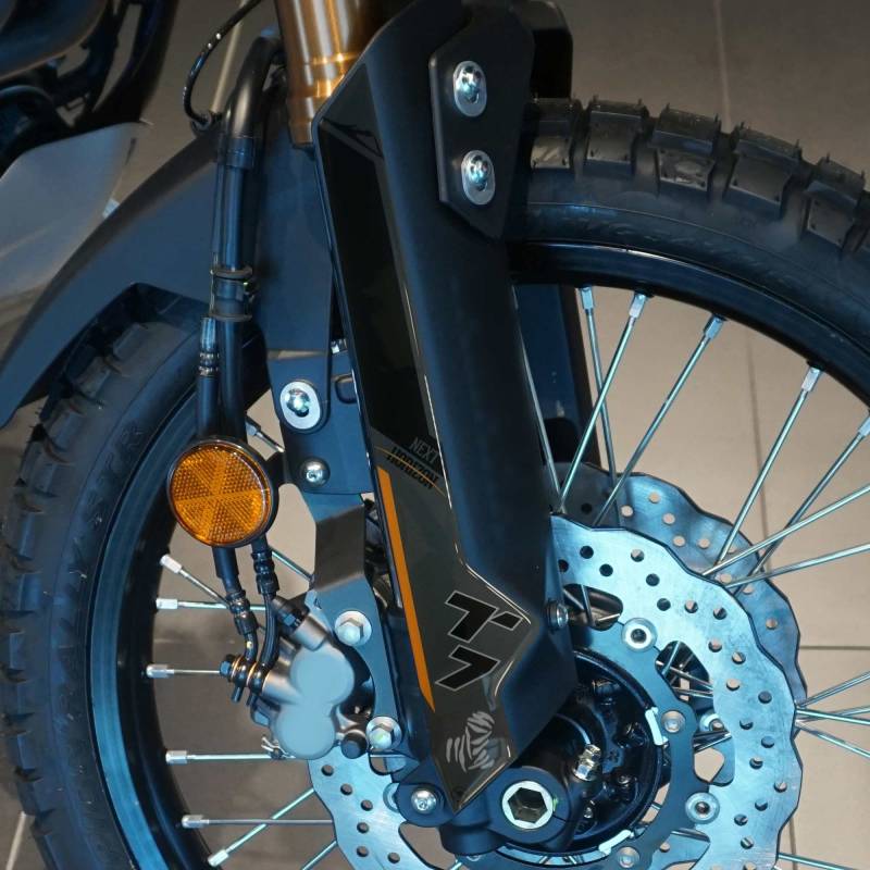 labelbike - 3D Gel Aufkleber Protektoren Motorrad Protektoren kompatibel mit Yamaha Tenere 700 2023 Grau von LABELBIKE