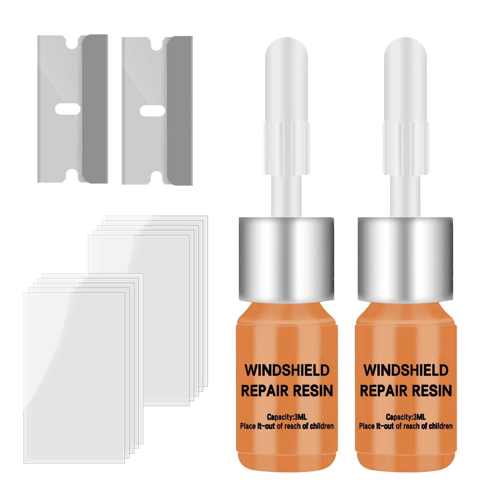 lanmusic Glasreparaturset, Windschutzscheibenriss-Reparaturset, schnelle Reparatur von Kratzern und Rissen lanmusic Glasreparaturset, Windschutzscheibenriss-Reparaturset, schnelle Reparatur von Kratzern und Rissen von lanmusic
