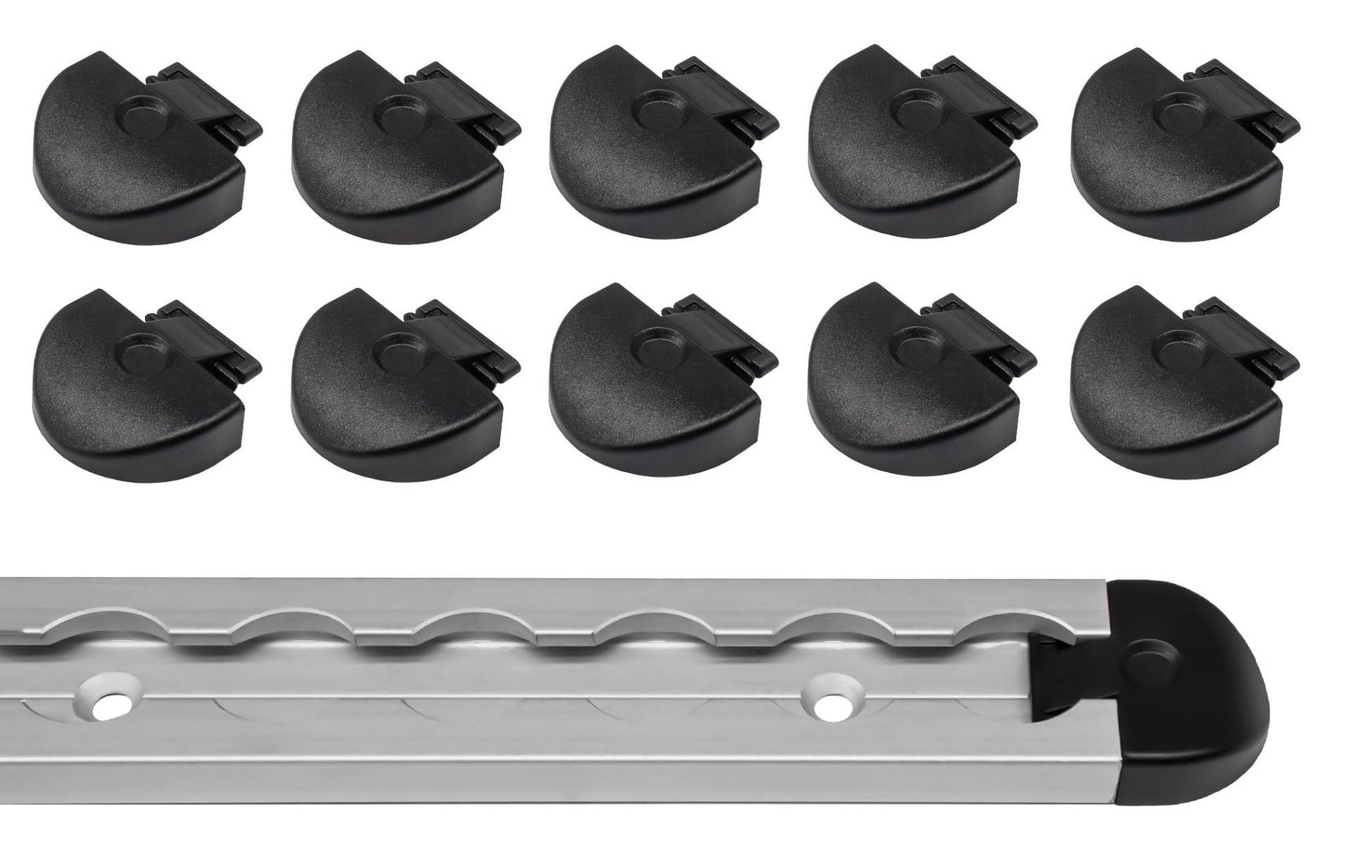 lasiprofi Endkappe Airlineschiene 1034 eckig, Abmessung: 22 x 34 x 9,6 mm, schwarz, 10er Sparset lasiprofi Endkappe Airlineschiene 1034 eckig, Abmessung: 22 x 34 x 9,6 mm, schwarz, 10er Sparset von lasiprofi