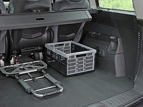 lasiprofi Kofferraummatte universal zuschneidbar Schmutzfangmatte MT Safety CAR 120 x 90 cm schwarz von lasiprofi