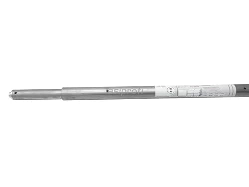 lasiprofi Rundsperrbalken Stahl verstellbar Einsatzbereich: 1350 – 1860 mm | Sperrstange | Stahl | mit Kombizapfen 19/24 mm | für Airline- und Zurrschienen von lasiprofi