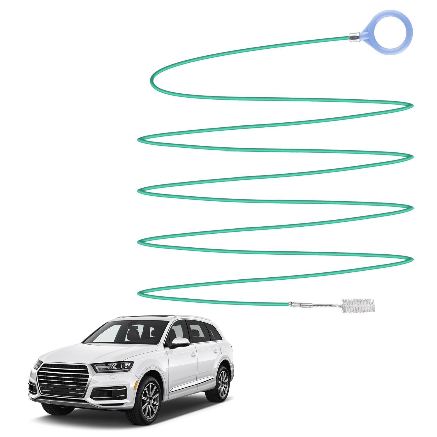 lasuroa 3 m Auto Rohrreinigungsbürste Lang, Flexibler Schiebedach Abflussrohrreiniger mit Ring Langes Auto Schiebedach Abflussbaggerrohr Reinigungsbürstenwerkzeug für Auto Scheibenwischer Abflussloch lasuroa 3 m Auto Rohrreinigungsbürste Lang, Flexibler Schiebedach Abflussrohrreiniger mit Ring Langes Auto Schiebedach Abflussbaggerrohr Reinigungsbürstenwerkzeug für Auto Scheibenwischer Abflussloch von lasuroa