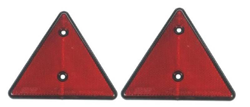 Dreiecks-Reflektoren für Wohnwagen / Anhänger, LMX1660, 2 Stück von leisure MART
