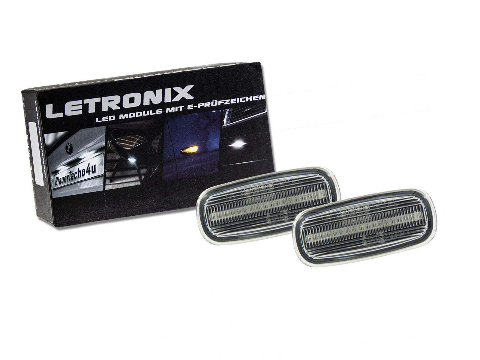 LETRONIX LED Seitenblinker Blinker Module Klar Silber geeignet für A2 8Z / A3 8L Facelift / A4 B5 Facelift / A6 C5 / A8 D2 Facelift/TT 8N mit E-Prüfzeichen LETRONIX LED Seitenblinker Blinker Module Klar Silber geeignet für A2 8Z / A3 8L Facelift / A4 B5 Facelift / A6 C5 / A8 D2 Facelift/TT 8N mit E-Prüfzeichen von letronix