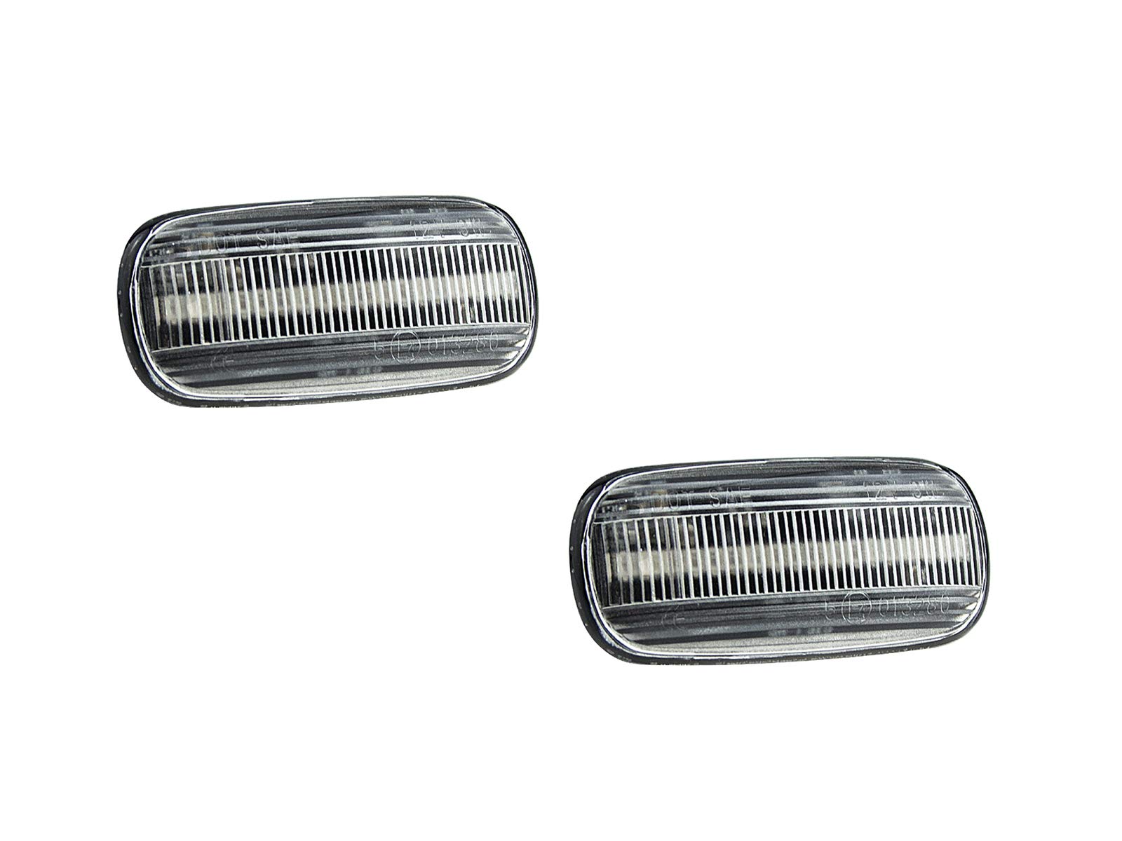 LETRONIX LED Seitenblinker Blinker Module Klar Silber mit E-Prüfzeichen von letronix