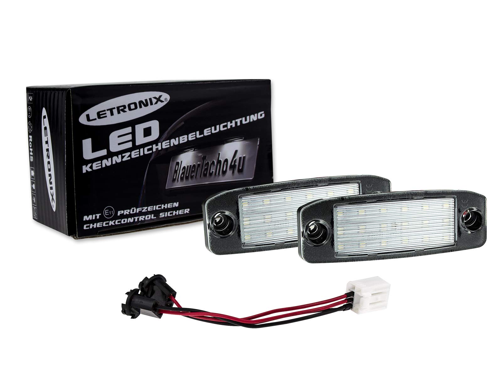 letronix SMD LED Kennzeichenbeleuchtung Module geeignet für Tucson Typ JM 2005-2010 / Sportage Typ SL 2010-2015 mit E-Prüfzeichen letronix SMD LED Kennzeichenbeleuchtung Module geeignet für Tucson Typ JM 2005-2010 / Sportage Typ SL 2010-2015 mit E-Prüfzeichen von letronix