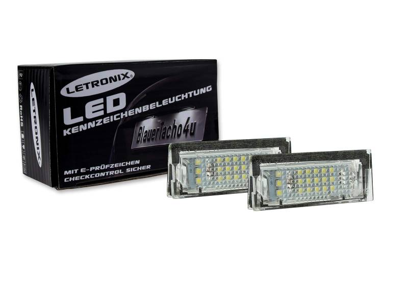 LETRONIX SMD LED Kennzeichenbeleuchtung Module geeignet für 5er E39 Touring 1996-2002 mit E-Prüfzeichen von letronix