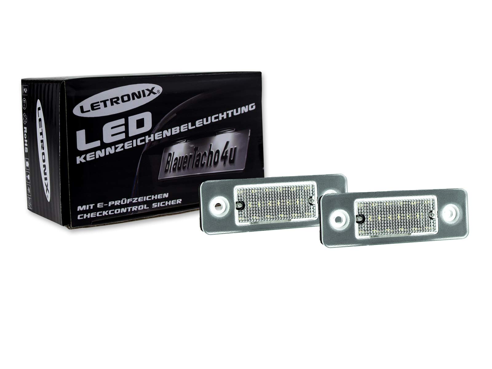 LETRONIX SMD LED Kennzeichenbeleuchtung Module geeignet für C30 Typ M 2008-2012 mit E-Prüfzeichen von letronix