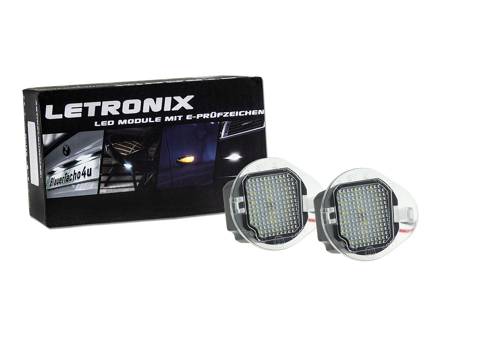 LETRONIX SMD LED Umfeldbeleuchtung Ausstiegsbeleuchtung Module Geeignet für/Kompatibel mit: Cherokee KL ab 2013 / Grand Cherokee WK2 ab 2010 von letronix