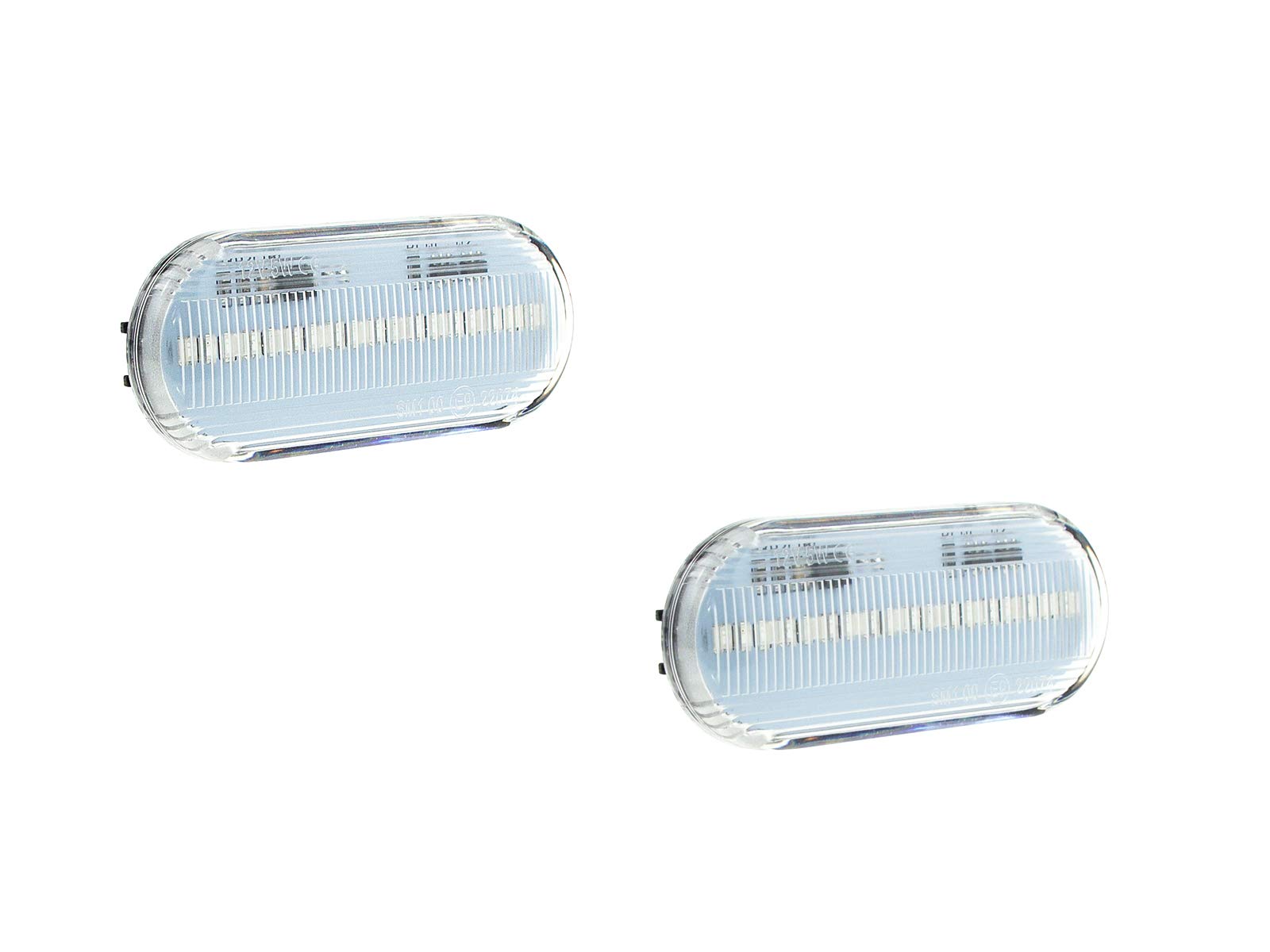 letronix LED Seitenblinker Blinker Module Klar Silber mit E-Prüfzeichen von letronix