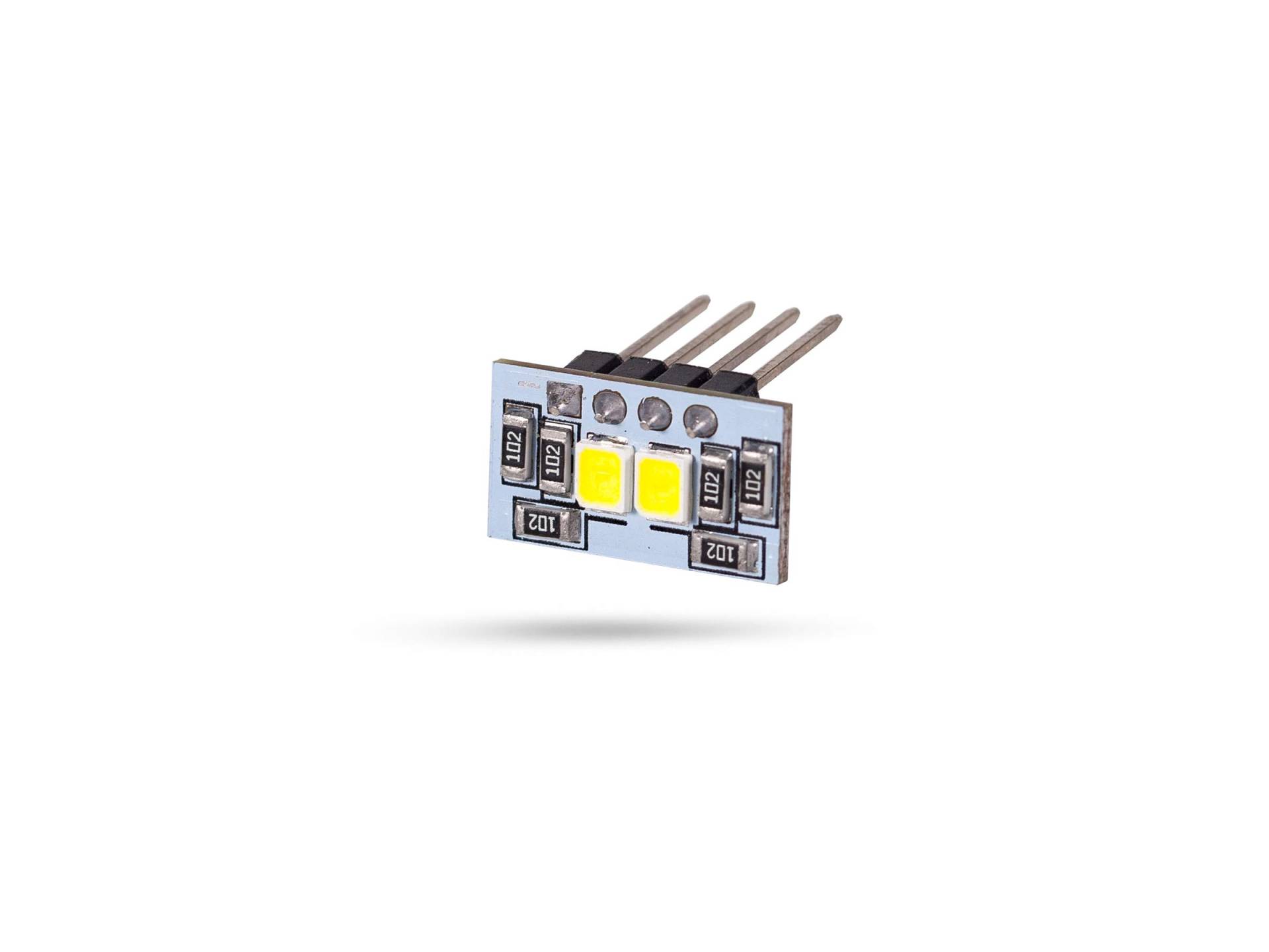 letronix Modulplatine LED Platine Modul für Fußraumbeleuchtung Innenraumbeleuchtung (Weiß) von letronix