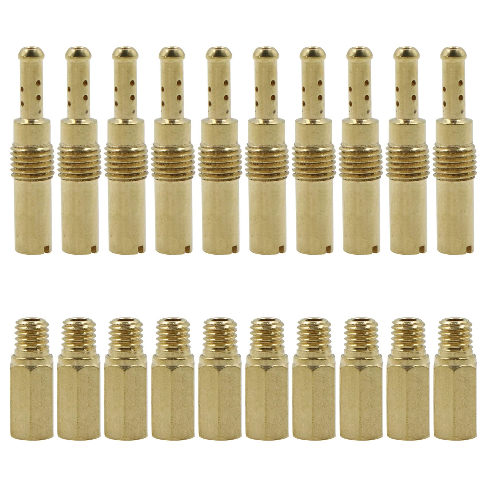 Vergaser Düse Hauptdüsen Kit Motorrad Teile Zubehör, 20 Teiliges Düsenset Hauptdüsenset Vergaser Haupt DüSen Kit Set Langsam/Pilotstrahl Metall Durable Automotorradpflege für PWK für OKO CVK Keihin Vergaser Düse Hauptdüsen Kit Motorrad Teile Zubehör, 20 Teiliges Düsenset Hauptdüsenset Vergaser Haupt DüSen Kit Set Langsam/Pilotstrahl Metall Durable Automotorradpflege für PWK für OKO CVK Keihin von leyomgamz