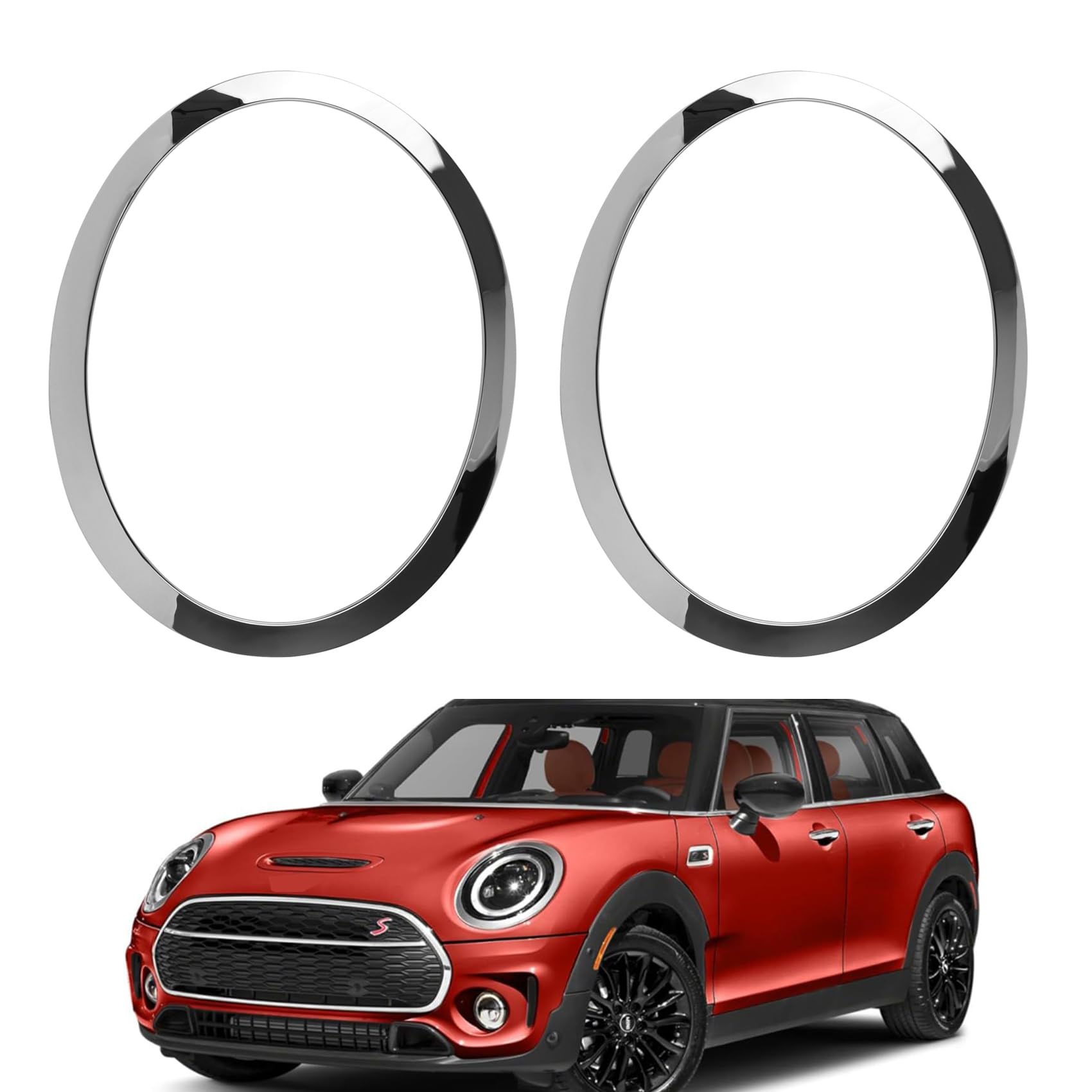 liangren 2 Stück Scheinwerfer-Zierring Auto Ersatz kompatibel mit 2014–2021 Mini Cooper F55 F56 F57 51137300631 51137300632 51712355791 51712355798 liangren 2 Stück Scheinwerfer-Zierring Auto Ersatz kompatibel mit 2014–2021 Mini Cooper F55 F56 F57 51137300631 51137300632 51712355791 51712355798 von liangren