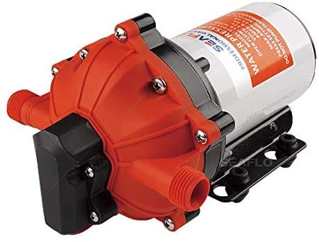 LIGHTEU®, Seaflo 12 V DC 5,5 GPM 60 PSI 55-Serie Membran Wasserdruckpumpe für Marine, Boot, Wohnmobil, Wohnwagen von lighteu