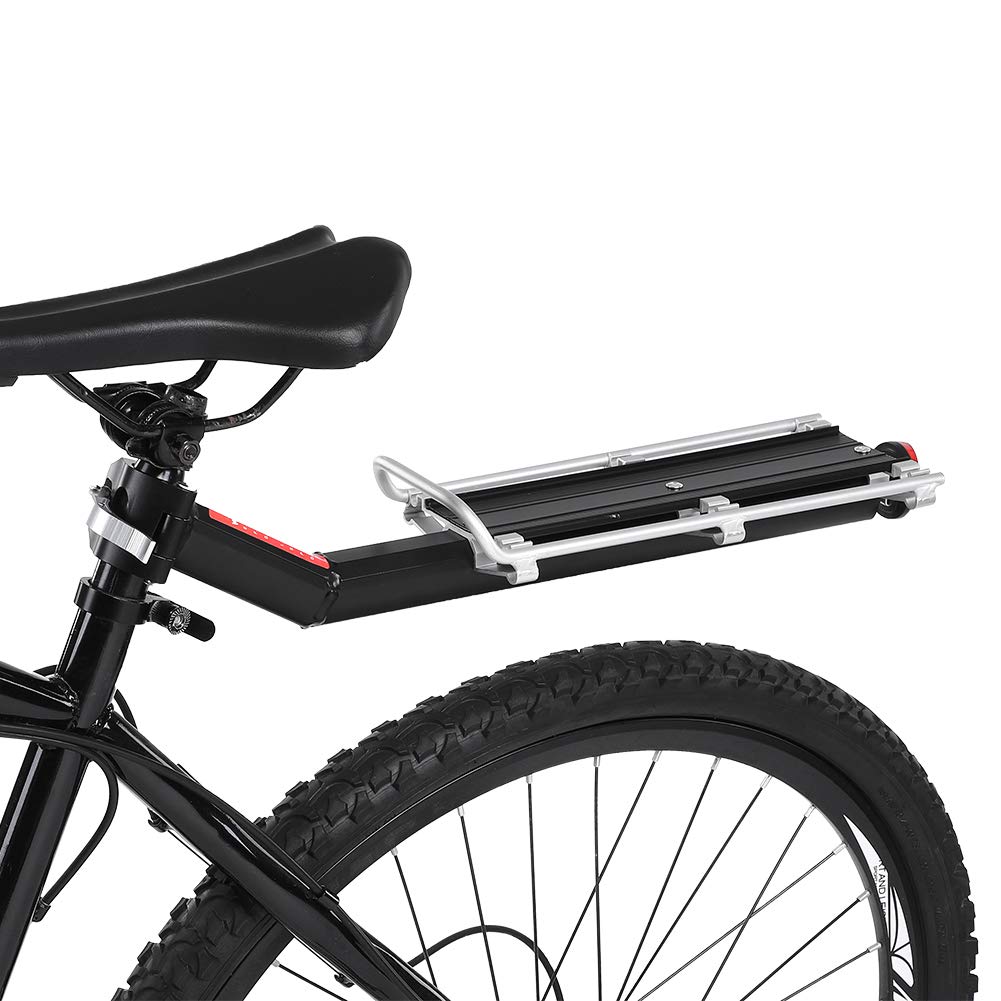 Aluminiumlegierung Mountain Bike Regal Rack Rack Seat Heckträger mit Elastischem Seil, Schnelle Installation und Entfernung, Geeignet für Rennrad, Schwarz Aluminiumlegierung Mountain Bike Regal Rack Rack Seat Heckträger mit Elastischem Seil, Schnelle Installation und Entfernung, Geeignet für Rennrad, Schwarz von lihsong