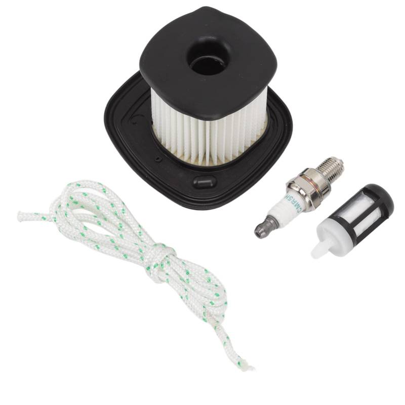 Premium ABS-Gebläse-Luftfiltersatz mit Zündkerze und Seil für SH86 SH86C BG86CE BG86Z BG86CEZ, Ersetzt Filter 4241 140 4404, 4241 140 4403, Passend für BG86-Gebläse von lihsong